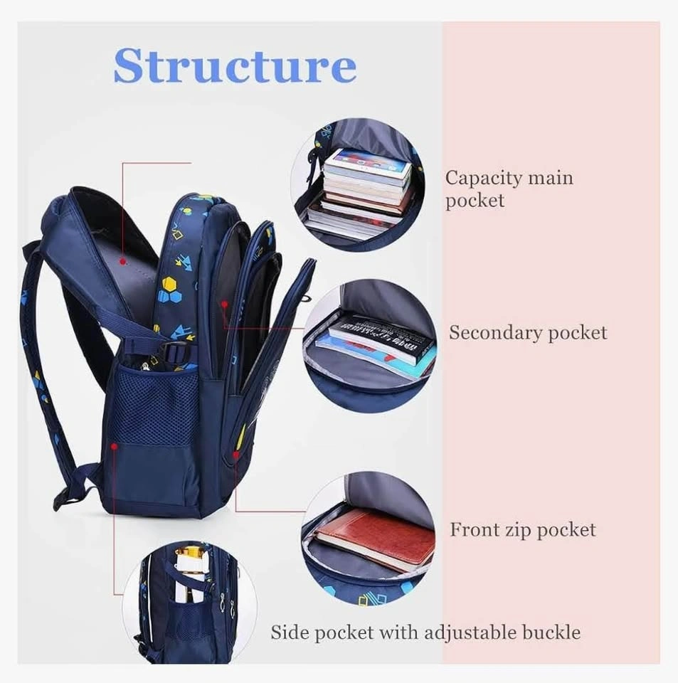 New Bansusu Geometric-Print Ergonomic Backpack - photo 4