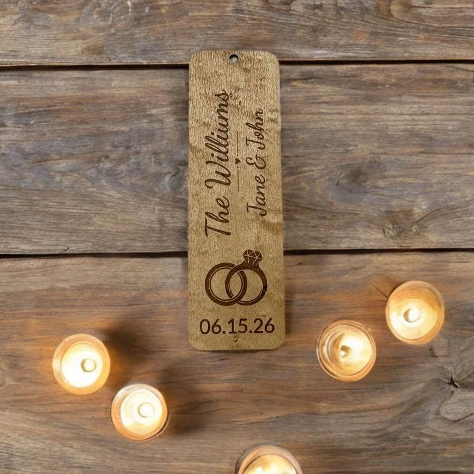 Wedding Favour - Maple Bookmark - Canadian Made