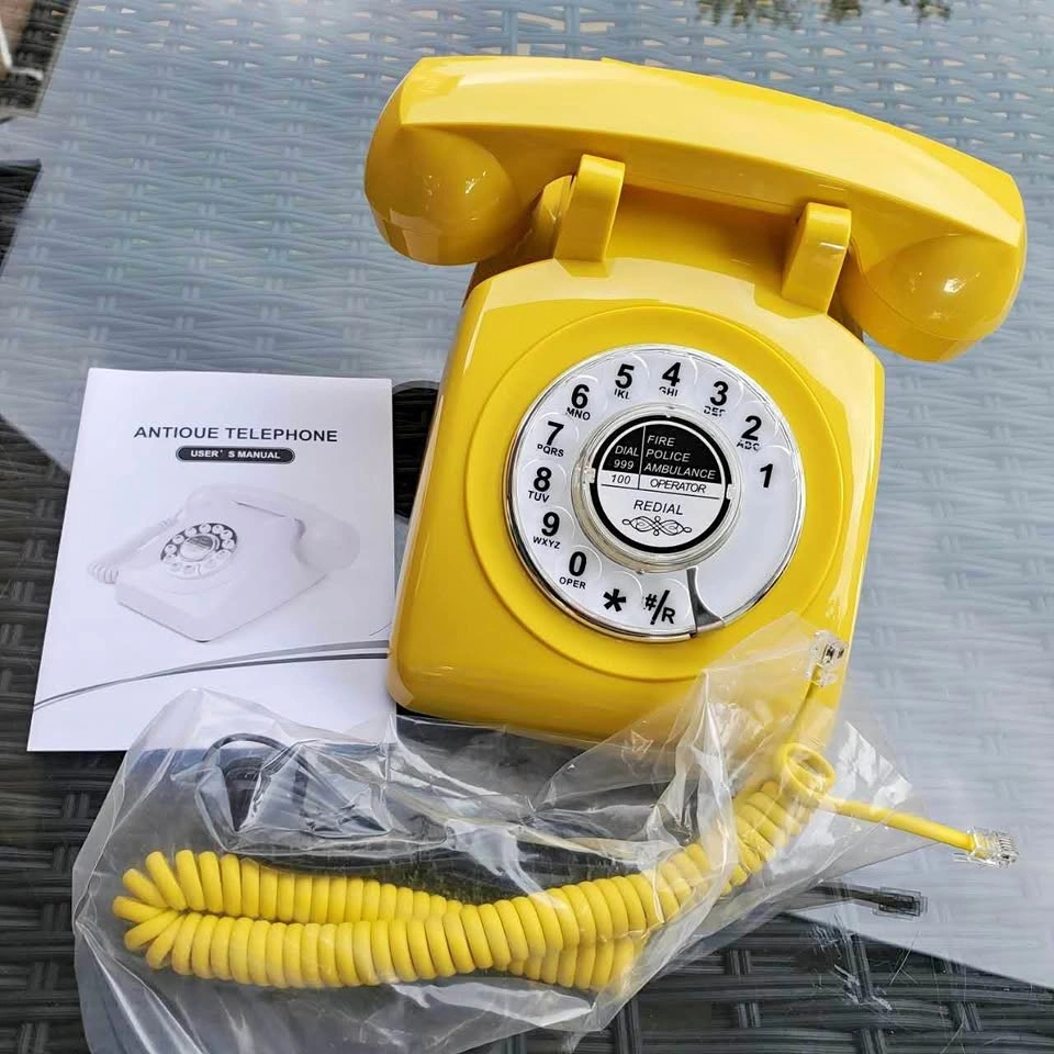 New MCHEETA Rotary Style Telephone
