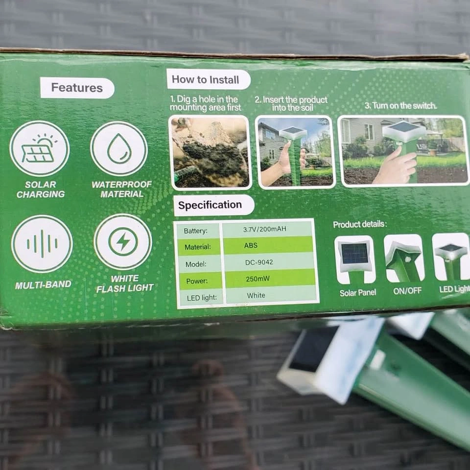 Solar Mole Vole Critter Repeller - photo 3
