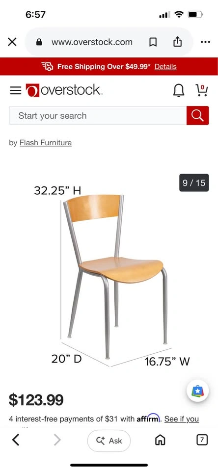 dining room chair - photo 3