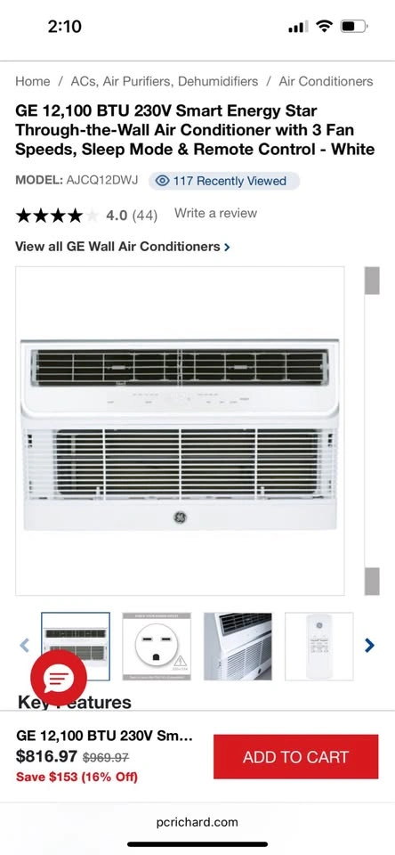 GE WALL AIR CONDITIONER - photo 5