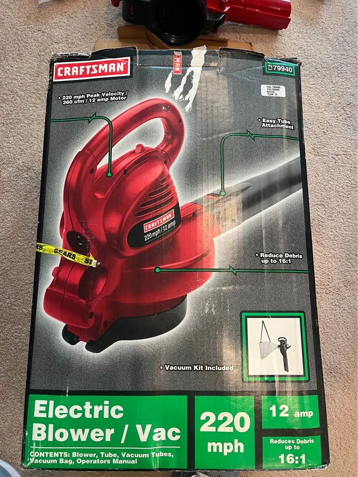 Leaf blower/vac - photo 2