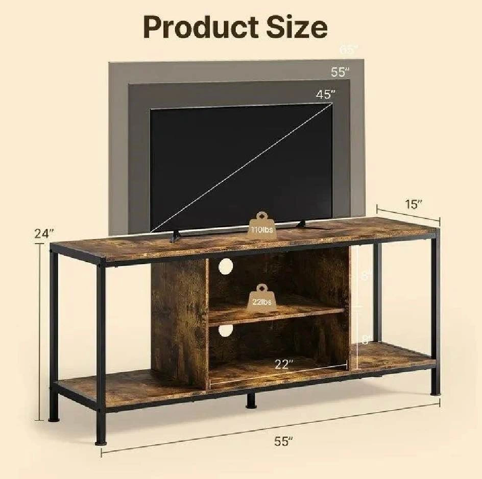 New in Box Retro Style TV Stand - photo 2