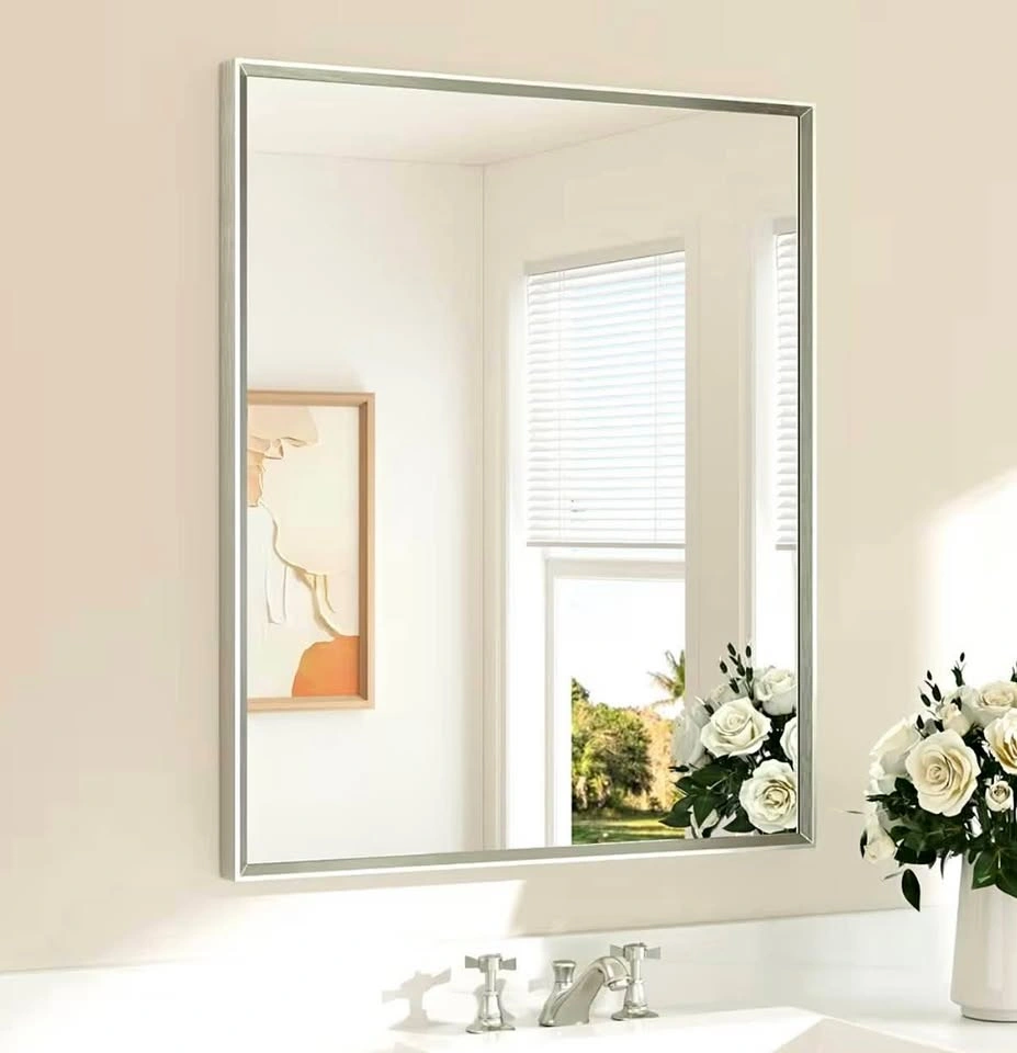 New in Box 30x36 Brushed Nickel Vanity Mirror