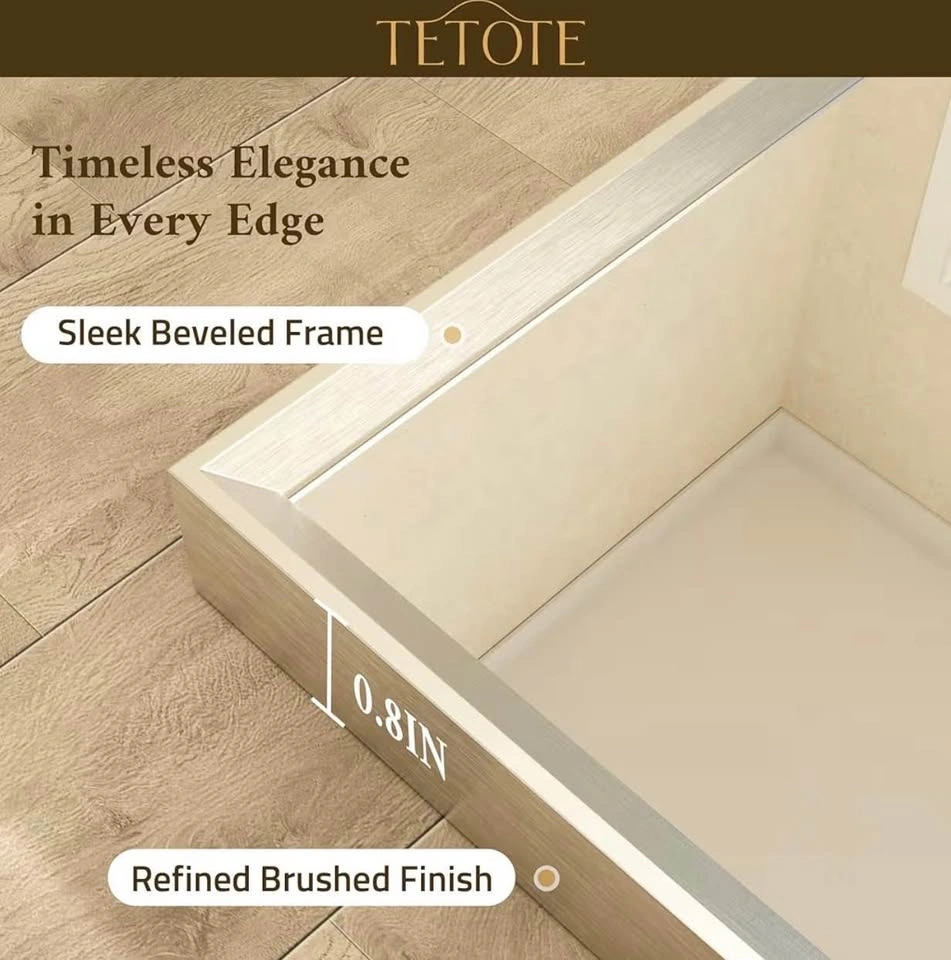 New in Box 30x36 Brushed Nickel Vanity Mirror - photo 3