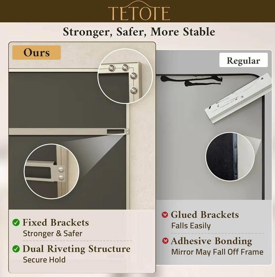 New in Box 30x36 Brushed Nickel Vanity Mirror - photo 4