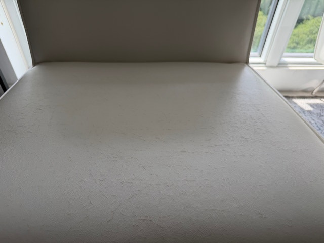 Modern High-end Mobilia White Leather Chair - photo 5