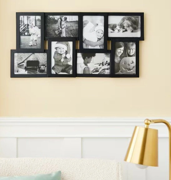 Modern 8-Photo Collage Wall Frame (Fits 4" x 6" Photos) - photo 3