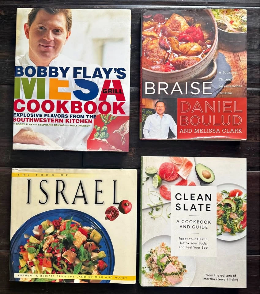 4 Premium First Edition Cookbooks Set