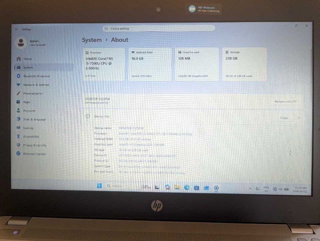 HP ProBook 430 G4 16GB RAM 256GB SSD Win 11 Office 2024 - photo 2