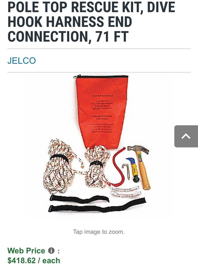 Pole Top Rescue Kit 71ft 2 Available - photo 3