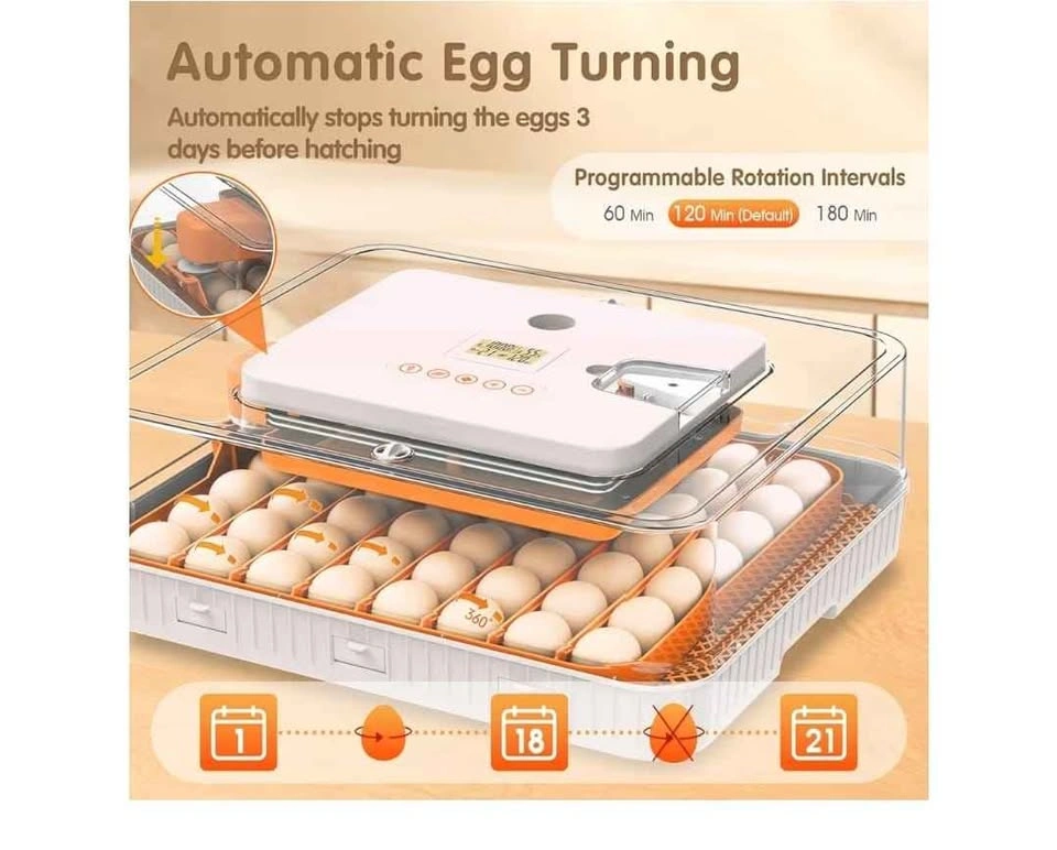 Brand New Automatic Egg Incubator for 56 Eggs - photo 5