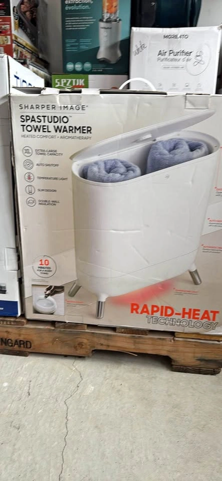 Sharper Image SpaStudio Towel Warmer - Open Box