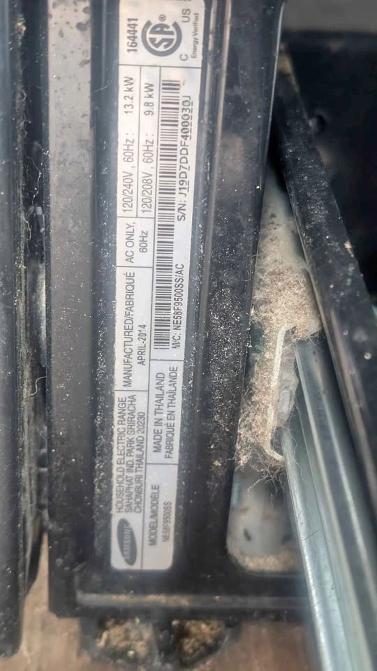 Samsung NE58F9500SS Electric Range