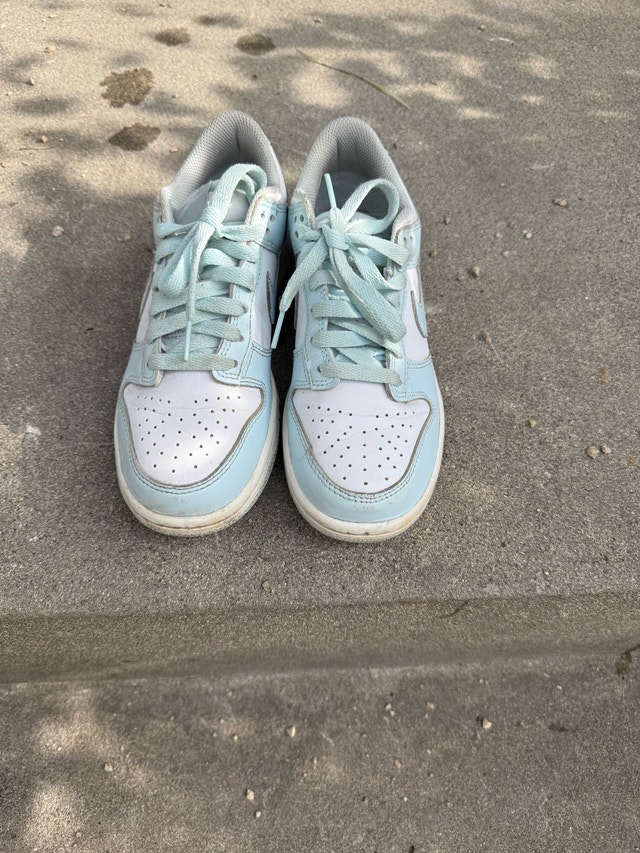 Blue and White Nike Dunks - photo 2