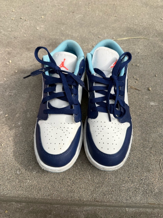 Blue Void Jordan 1 Lows - photo 2