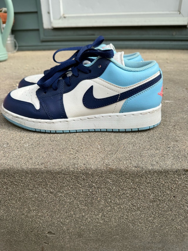 Blue Void Jordan 1 Lows - photo 3