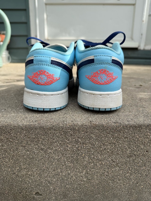 Blue Void Jordan 1 Lows - photo 4