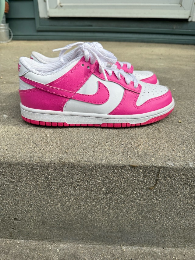 Hot Pink and White Nike Dunks - photo 3