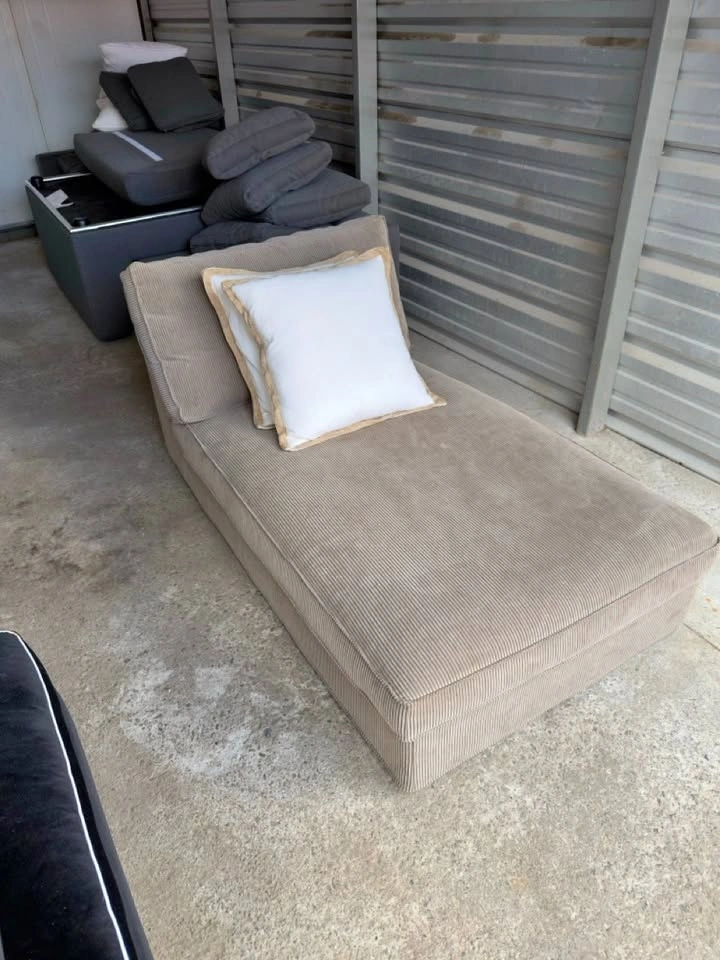 IKEA KIVIK Chaise Lounge Module – Beige Corduroy