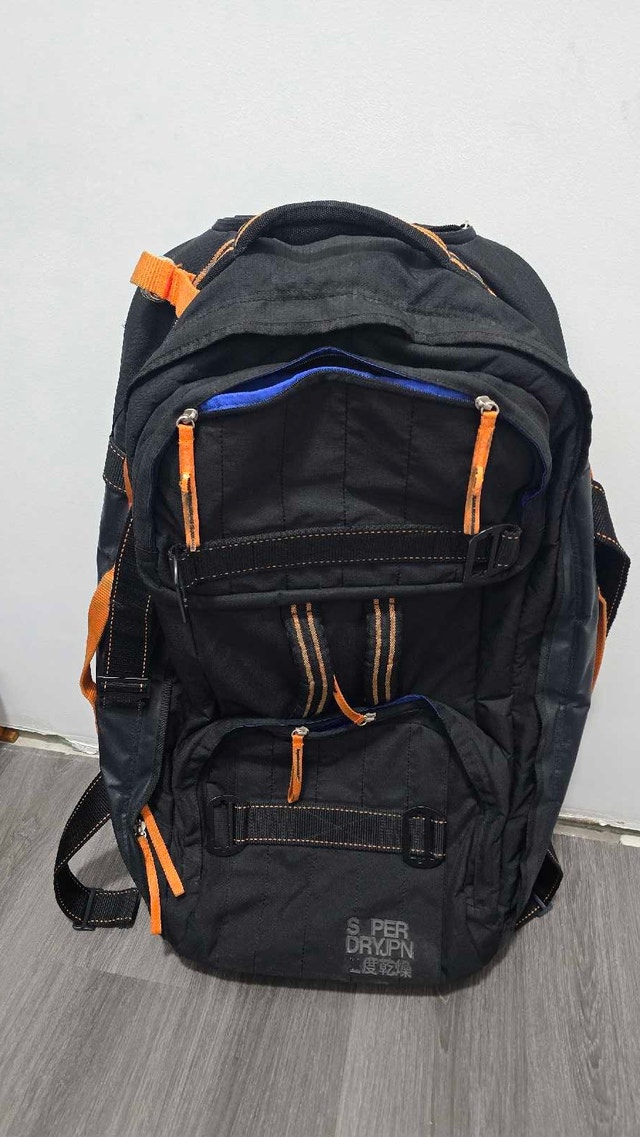 Superdry Large Backpack / Travel Bag – Black