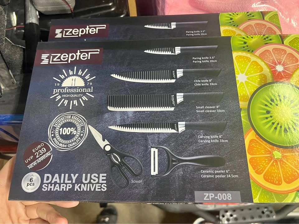 Zepter premium 6 piece kitchen Knife Set New