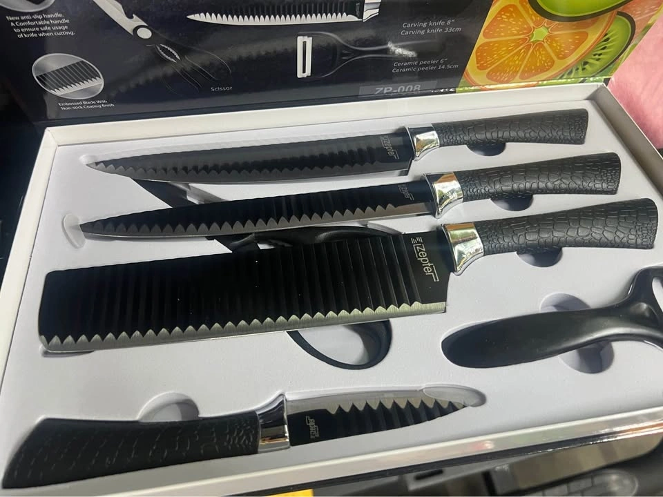 Zepter premium 6 piece kitchen Knife Set New - photo 3