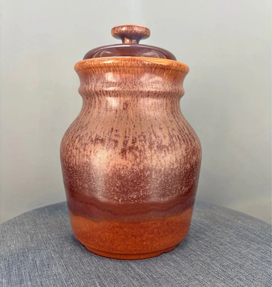 Vintage 1970s Genin Trudeau Canister Excellent Condition