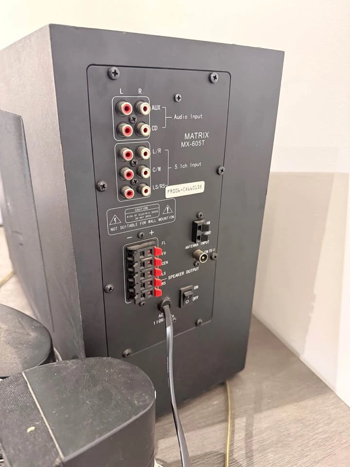 Matrix MX-605T 5.1 Channel Home Theater System - photo 3