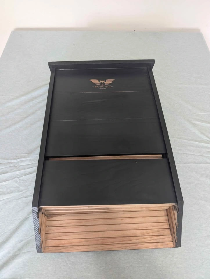 WildYard Big Bat Box 3-Chamber Bat House - Black - photo 5
