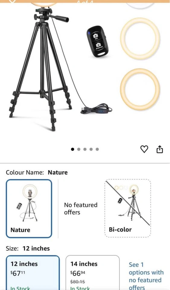 Ring light tripod - photo 4