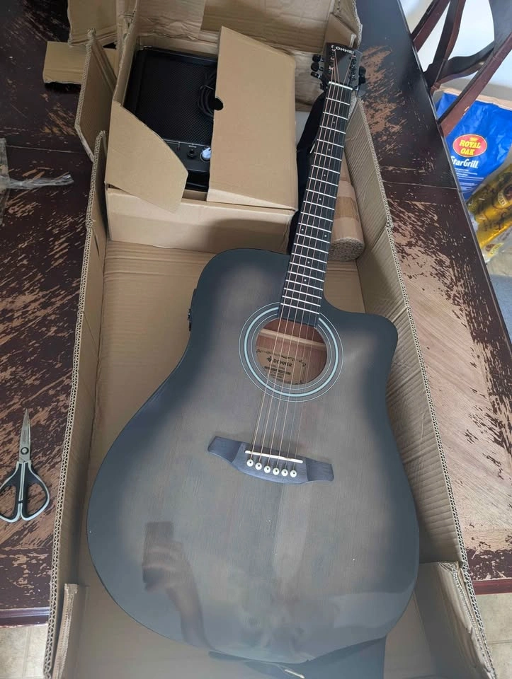 Donner Acoustic Electric Guitar EC1760 Used - Excellent - photo 4