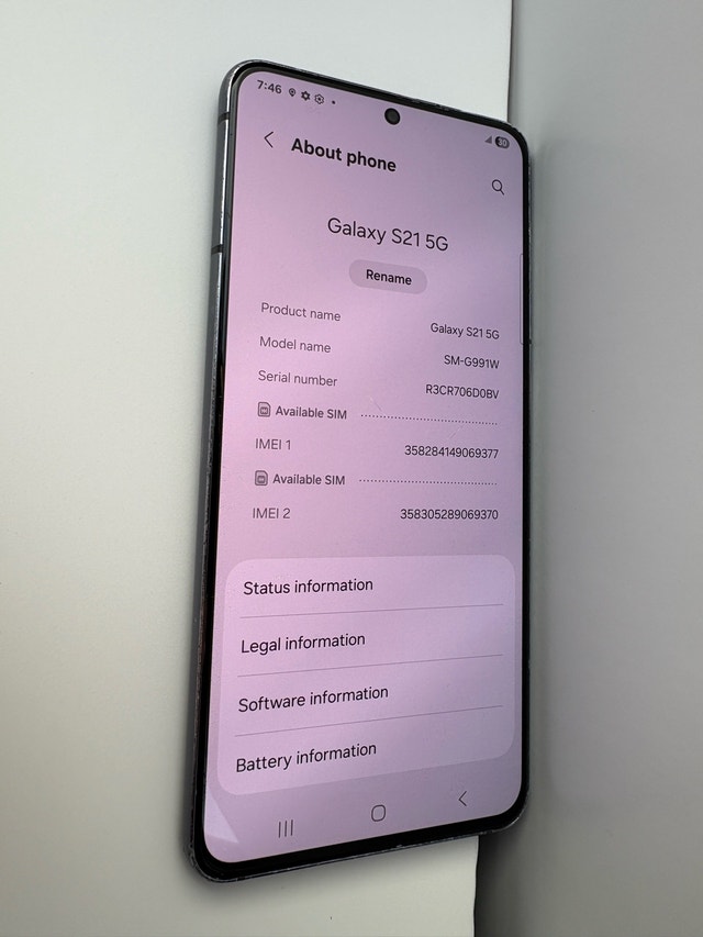 Samsung Galaxy S21 128GB Unlocked - Fully Functional