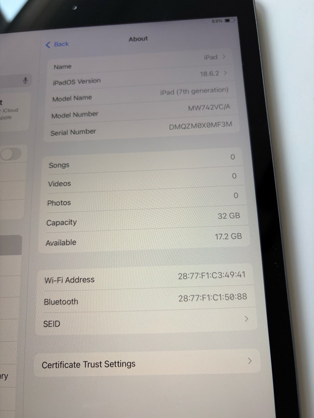 iPad 7th Gen (87% Battery Health) - photo 3