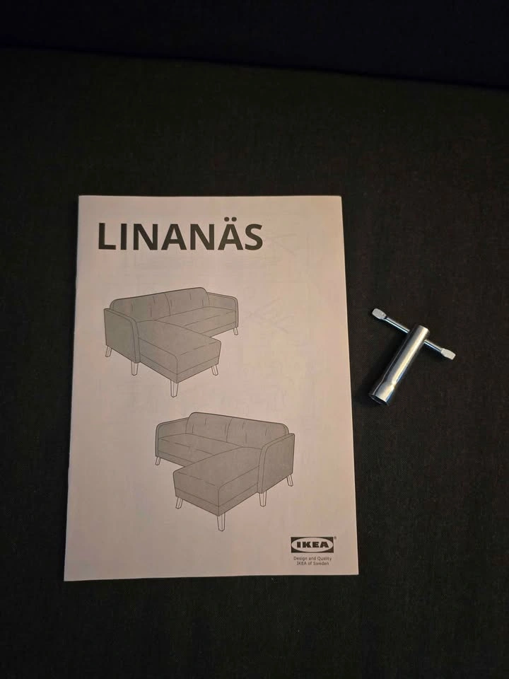 IKEA LINANÄS Sofa with Chaise - photo 2