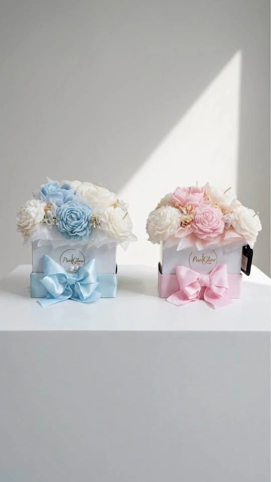 Candle flower bouquet - ready for gifting