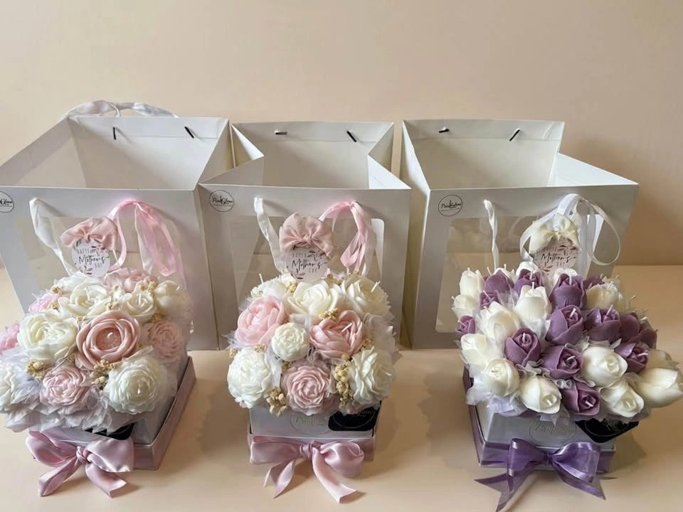 Luxury candle Flower Bouquets - photo 2