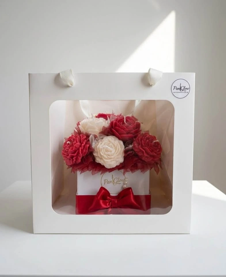 Candle Flower Box - Christmas and Halloween Gift