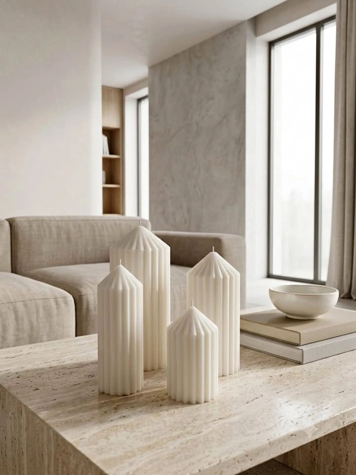 Luxury Decorative Candle Set (Set of 4)