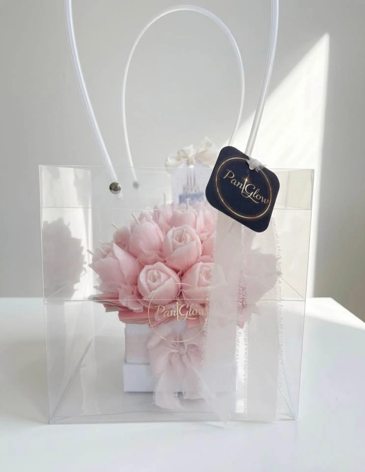 Luxury flower candle bouquet - special gift - home decor - photo 4