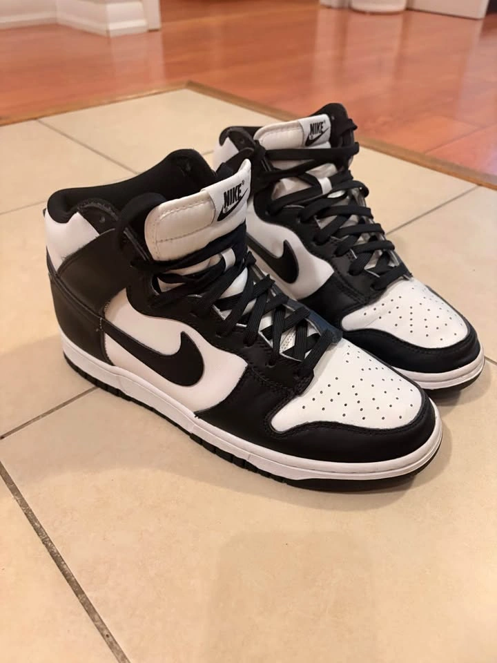 Nike Dunk High Panda Black White - photo 2