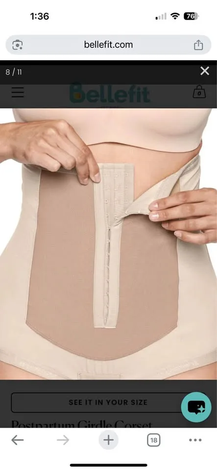 Bellefit postpartum girdle