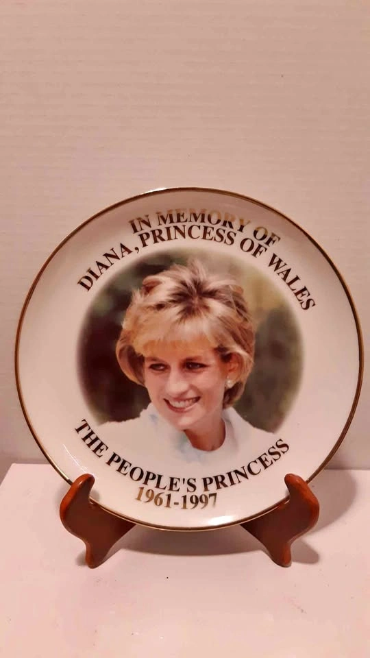 R&B Enterprises Princess Diana Commemorative Porcelain Plate