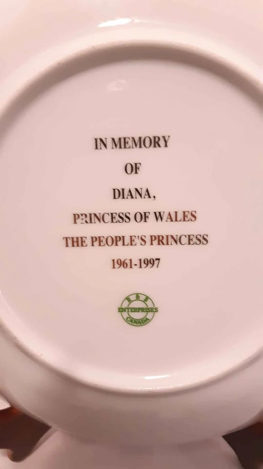 R&B Enterprises Princess Diana Commemorative Porcelain Plate - photo 2