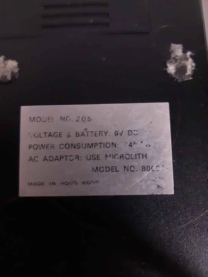 Microlith 205 Scientific Calculator - photo 3