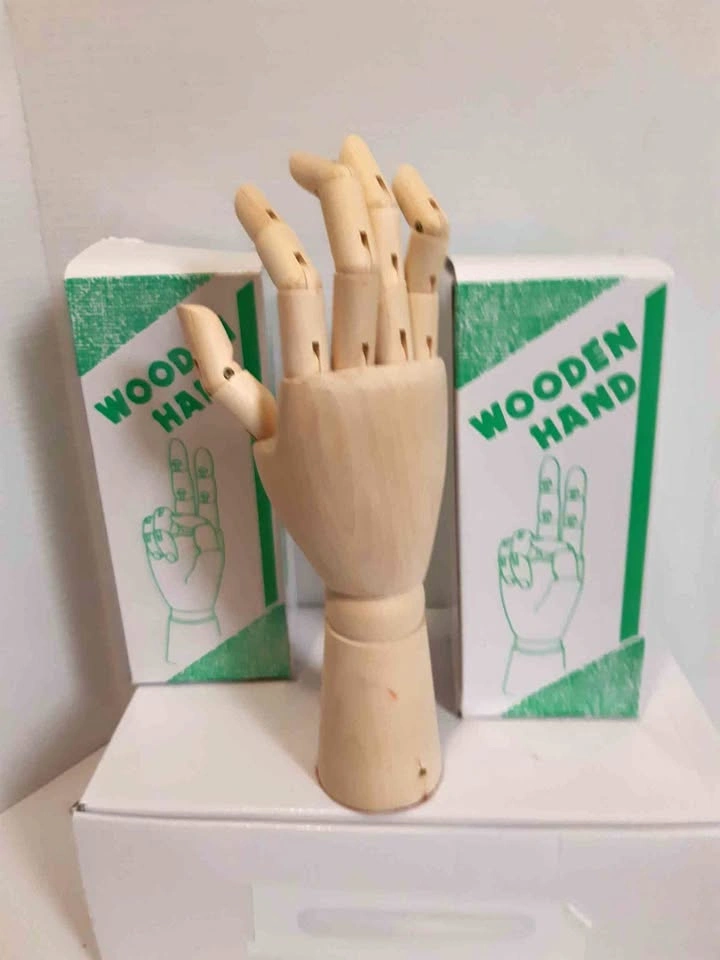 2 Wooden Hand Art Mannequin