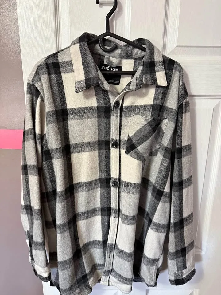 Plus Size Flannel Shirt thumbnail