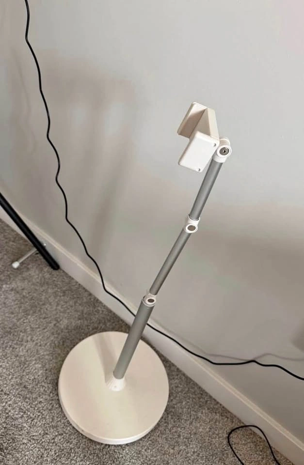 Overhead phone mount tripod adjustable