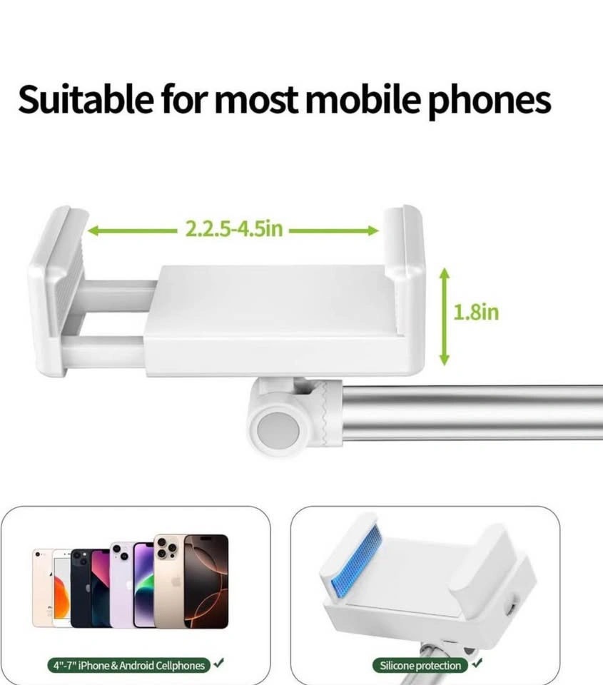 Overhead phone mount tripod adjustable - photo 5